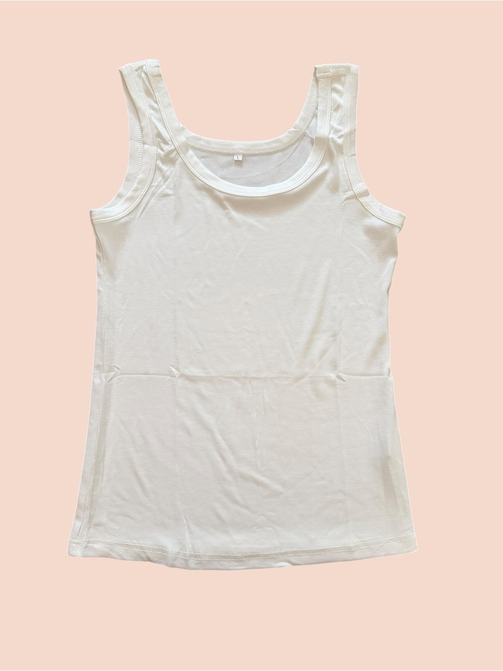 NWOT Classic White Scoop Neck Tank Top - Women